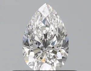 0.38ct PEAR F VVS1 Natural diamond