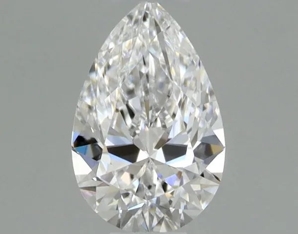 0.32ct PEAR D VVS2 Natural diamond