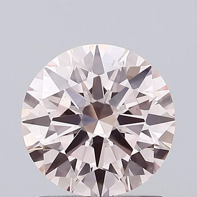 1.01ct ROUND Fancy Pink VS2 Coloured Lab diamond