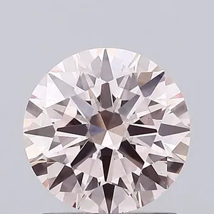 1.01ct ROUND Fancy Pink VS2 Coloured Lab diamond