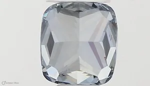 0.34ct CUSHION Fancy Vivid Blue VS1 Coloured Lab diamond