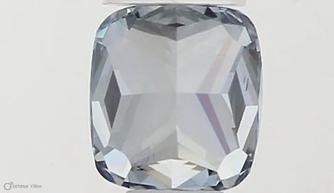 0.34ct CUSHION Fancy Vivid Blue VS1 Coloured Lab diamond