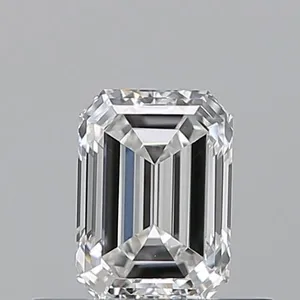 0.5ct EMERALD F VS2 Natural diamond
