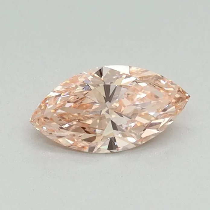 0.38ct MARQUISE Fancy Intense Pink VS1 Coloured Lab diamond