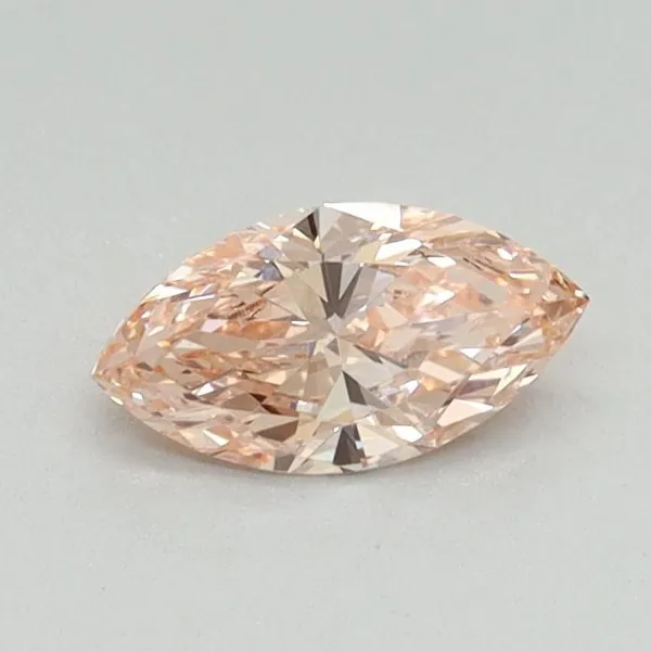 0.38ct MARQUISE Fancy Intense Pink VS1 Coloured Lab diamond