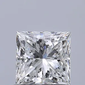0.81ct PRINCESS D VVS2 Natural diamond