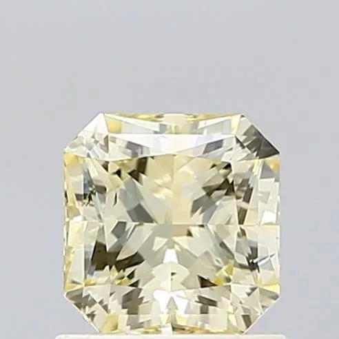 1ct RADIANT Fancy Light Yellow SI1 Coloured Lab diamond