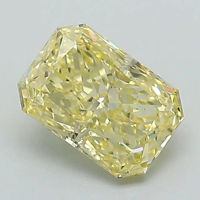 1.19ct RADIANT Fancy Intense Yellow VS2 Coloured Lab diamond