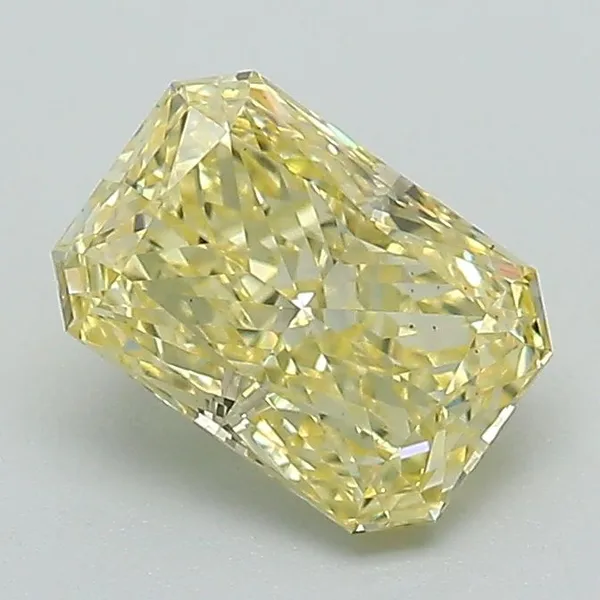 1.19ct RADIANT Fancy Intense Yellow VS2 Coloured Lab diamond