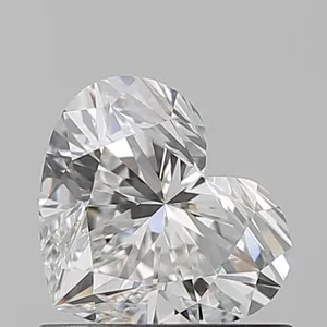 0.7ct HEART G VVS1 Natural diamond