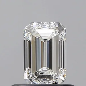 0.5ct EMERALD F VS1 Natural diamond