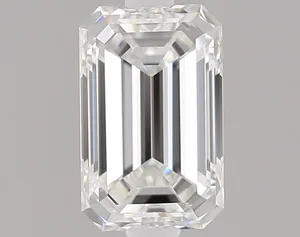 0.6ct EMERALD F VVS2 Natural diamond