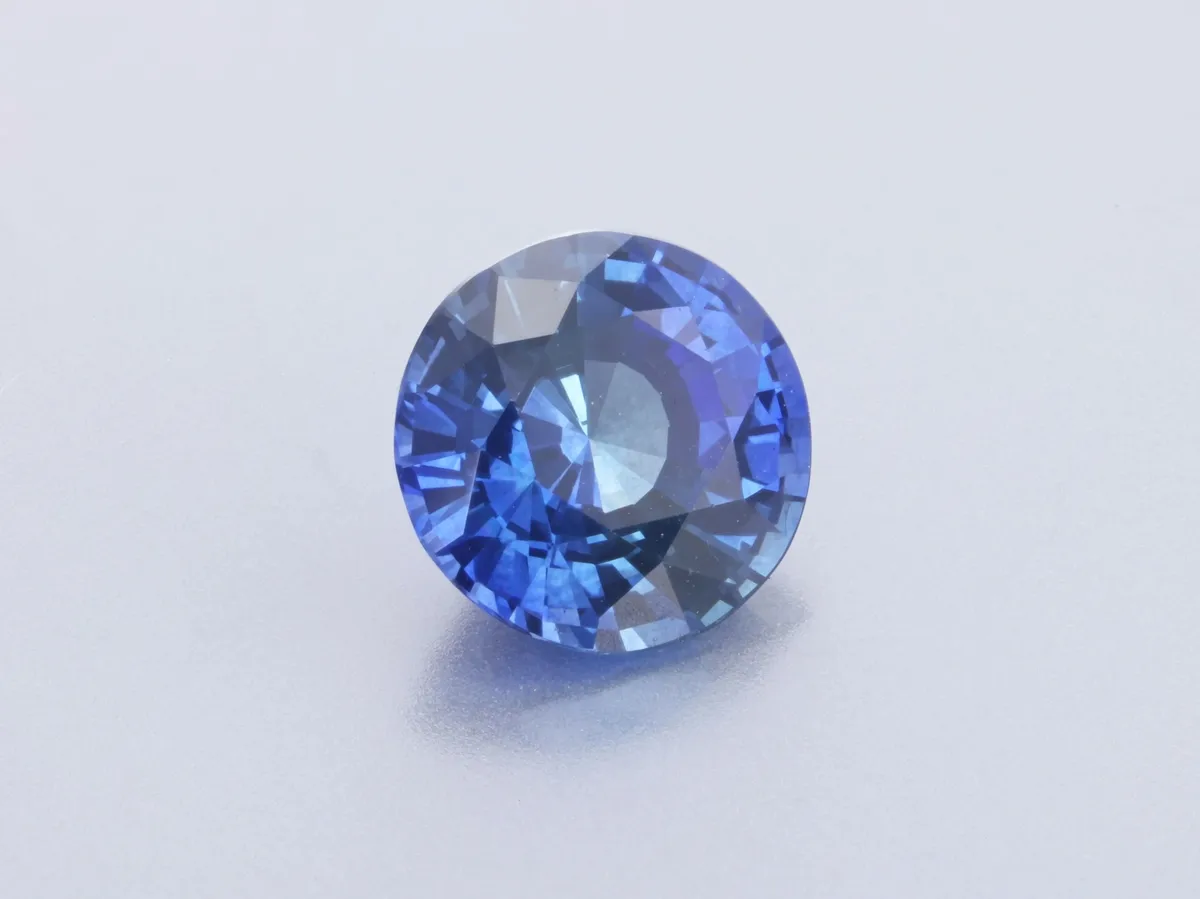 0.97ct Blue Sapphire, Round gemstone