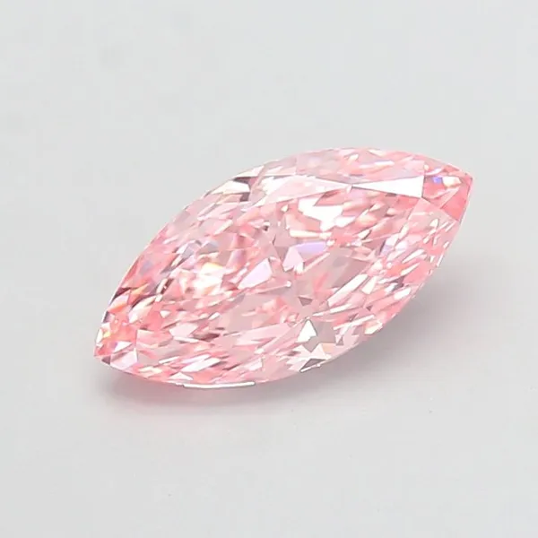 2.36ct MARQUISE Fancy Vivid Pink VS1 Coloured Lab diamond