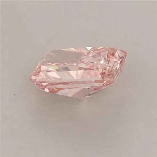 0.60ct RADIANT Fancy Vivid Pink VS2 Coloured Lab diamond
