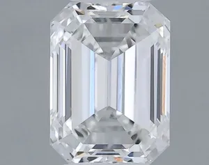 0.34ct EMERALD F VVS2 Natural diamond