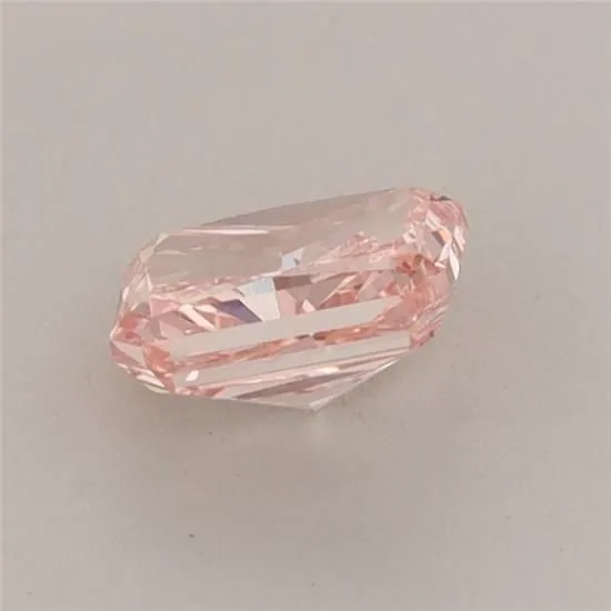0.61ct RADIANT Fancy Vivid Pink VS1 Coloured Lab diamond