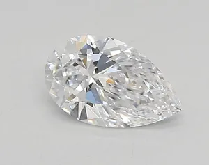 0.69ct PEAR D FL Lab diamond