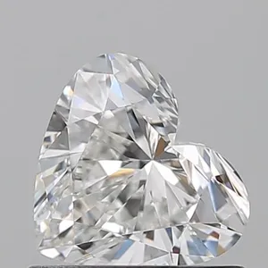 0.71ct HEART G VVS2 Natural diamond