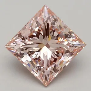 3.7ct PRINCESS Fancy Intense Pink VS2 Coloured Lab diamond