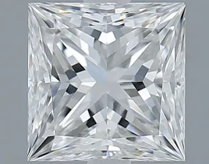 1.01ct PRINCESS F VVS1 Natural diamond