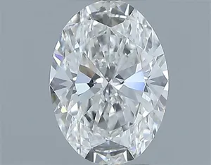 0.4ct OVAL F VVS2 Natural diamond