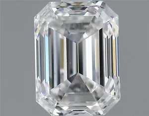 0.5ct EMERALD F VS1 Natural diamond