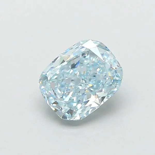 1.01ct CUSHION Fancy Intense Blue VS1 Coloured Lab diamond