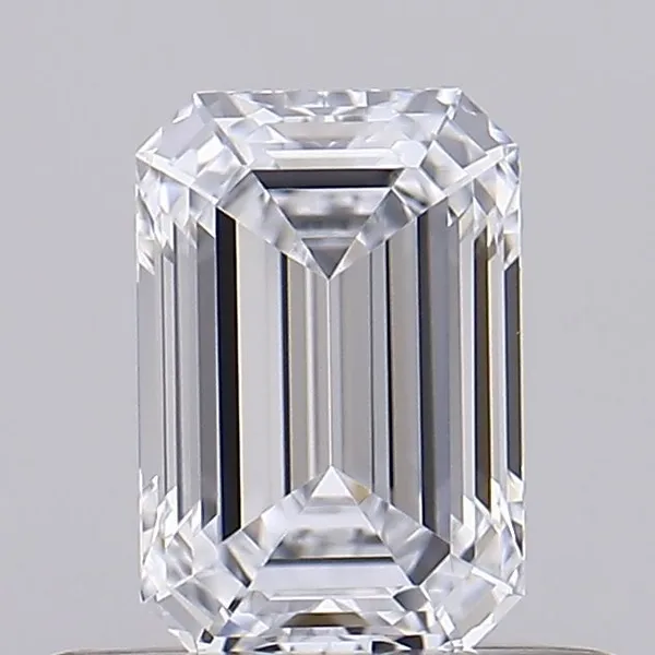 0.55ct EMERALD D FL Lab diamond