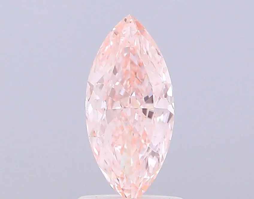 1.00ct MARQUISE Fancy Intense Pink VVS1 Coloured Lab diamond