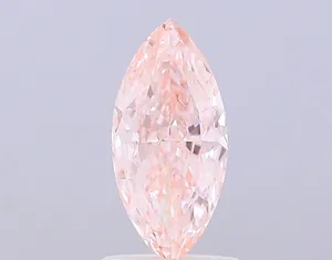 1ct MARQUISE Fancy Intense Pink VVS1 Coloured Lab diamond