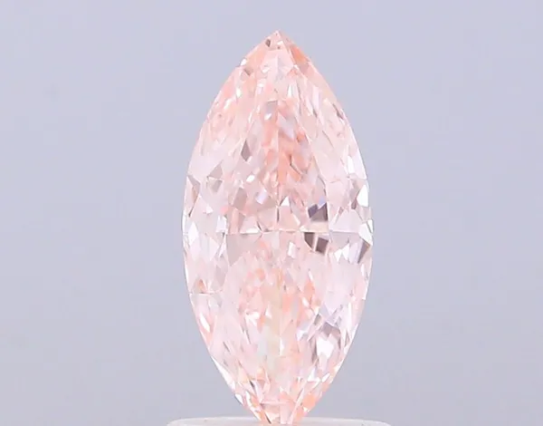 1ct MARQUISE Fancy Intense Pink VVS1 Coloured Lab diamond