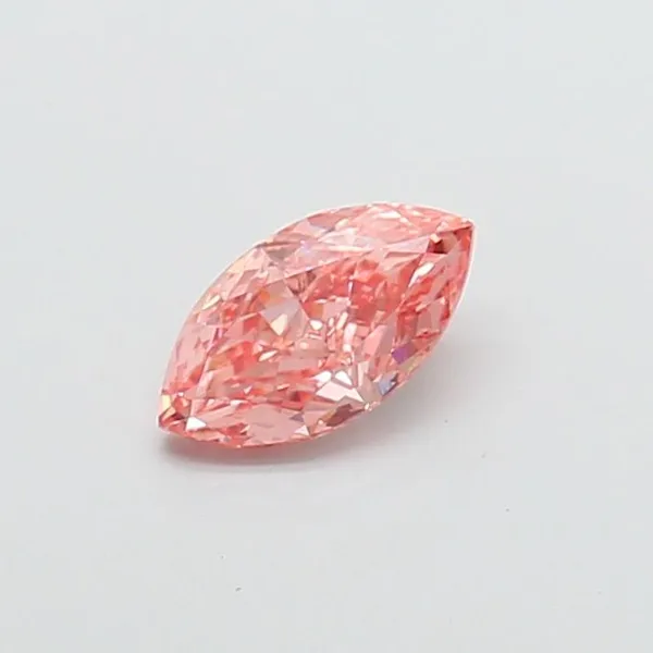 1.01ct MARQUISE Fancy Intense Pink VVS2 Coloured Lab diamond