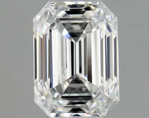0.38ct EMERALD F VS2 Natural diamond