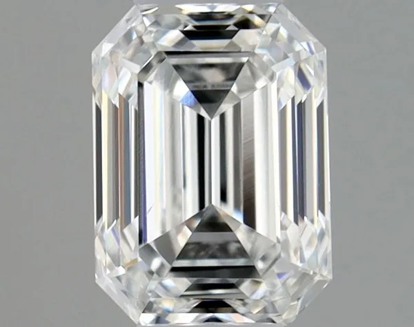 0.38ct EMERALD F VS2 Natural diamond