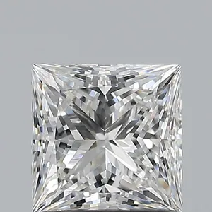 0.9ct PRINCESS F VS2 Natural diamond