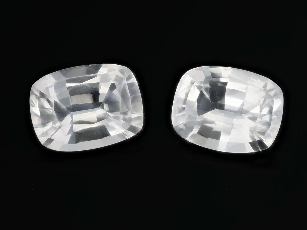 3.06ct White Sapphire, Cushion gemstone
