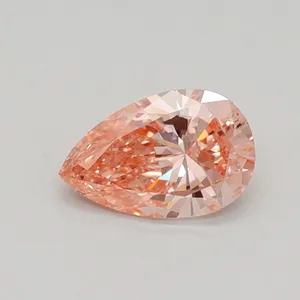0.55ct PEAR Fancy Intense Pink SI1 Coloured Lab diamond