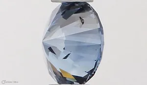 0.34ct ROUND Fancy Vivid Blue I1 Coloured Lab diamond