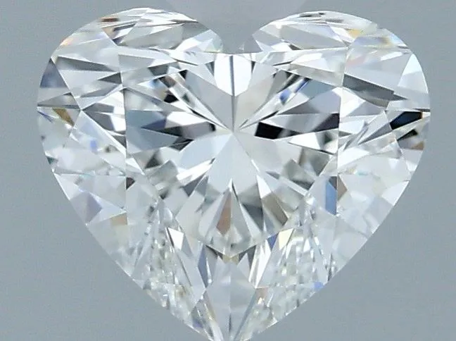 0.87ct HEART F IF Natural diamond