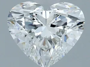 0.87ct HEART F IF Natural diamond