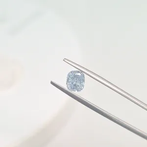 1.05ct CUSHION Fancy Blue VVS2 Coloured Lab diamond