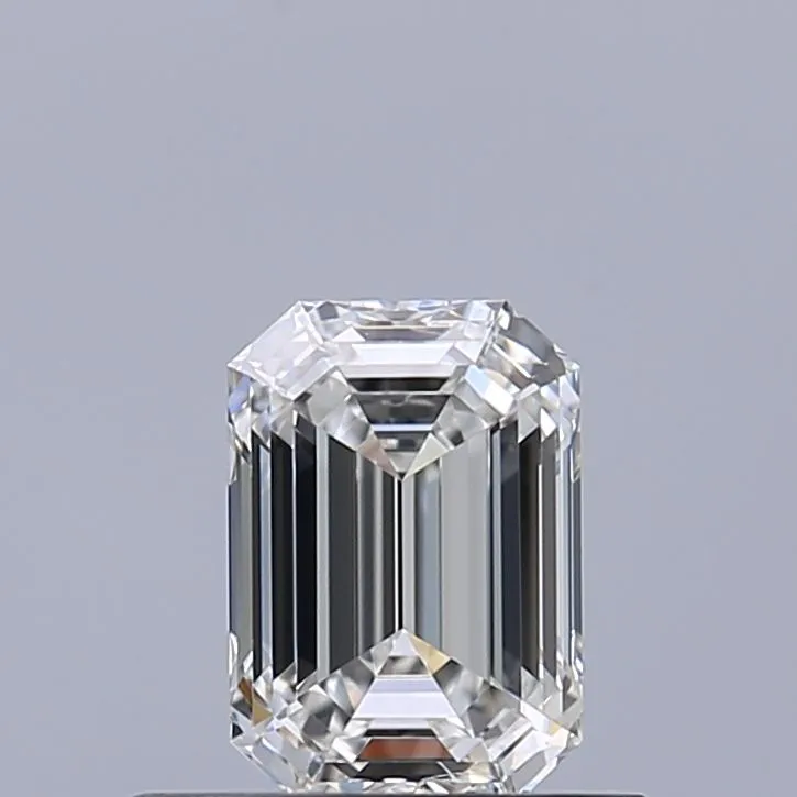 0.53ct EMERALD F VVS2 Natural diamond