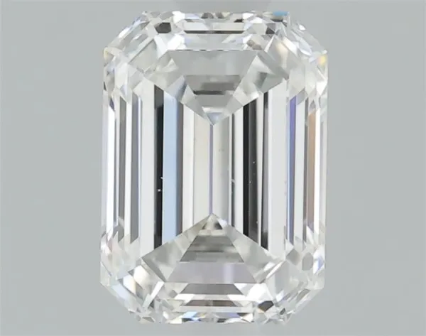 0.53ct EMERALD F VS2 Natural diamond