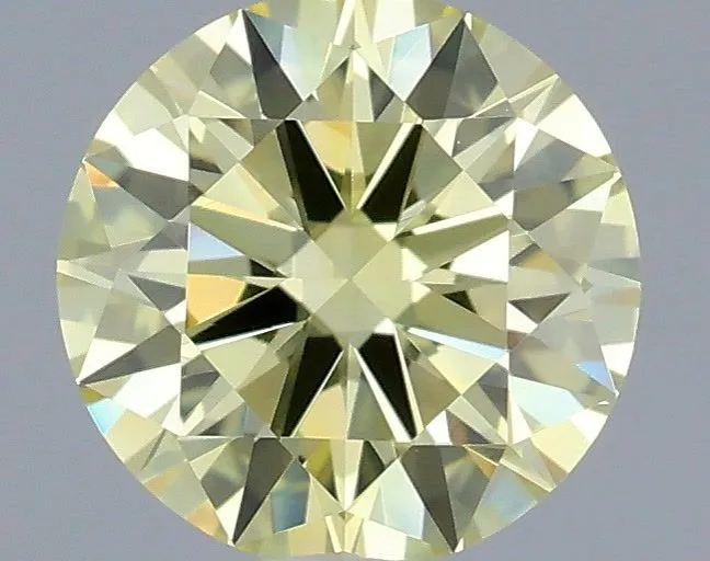 0.47ct ROUND Fancy Yellow VS1 Coloured Lab diamond