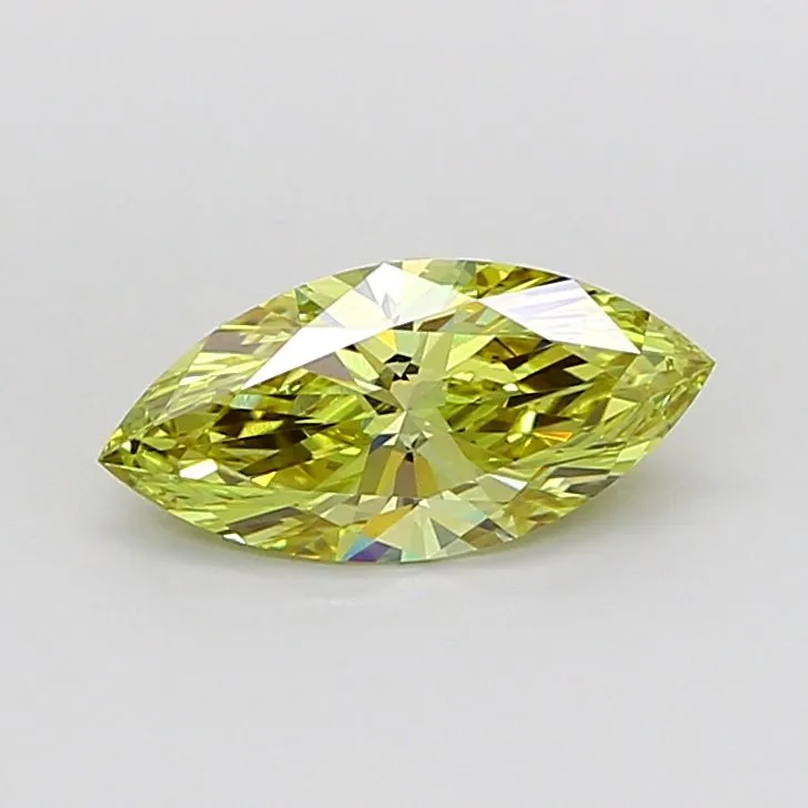 1.54ct MARQUISE Fancy Intense Yellow VVS1 Coloured Lab diamond