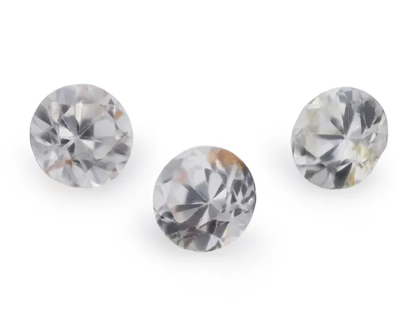 1.14ct White Zircon, Round cut gemstone
