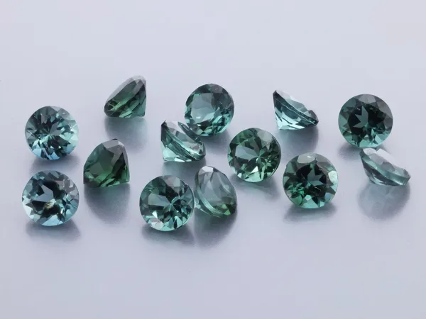 0.29ct Parti Tourmaline, Round cut gemstone