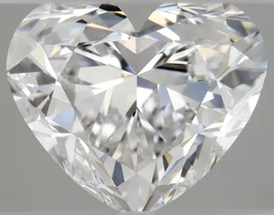 0.91ct HEART D VVS2 Natural diamond