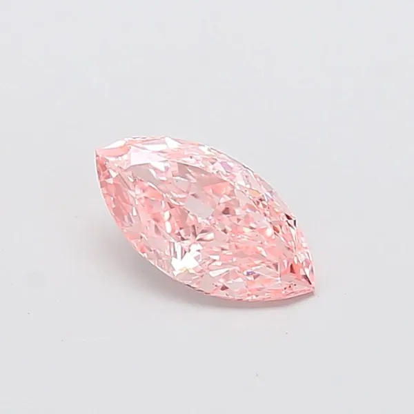 1ct MARQUISE Fancy Intense Pink VS2 Coloured Lab diamond